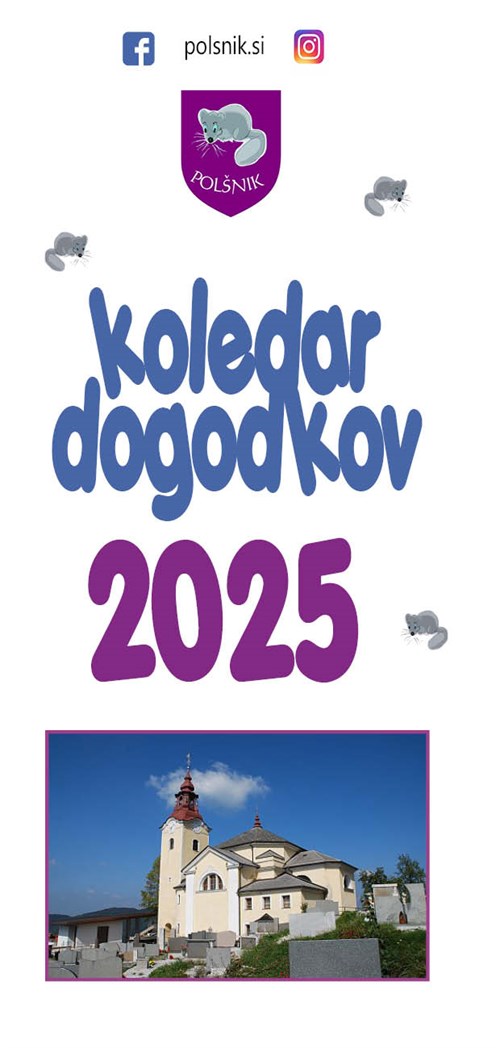 KOLEDAR PRIREDITEV 2025 Za Spletno